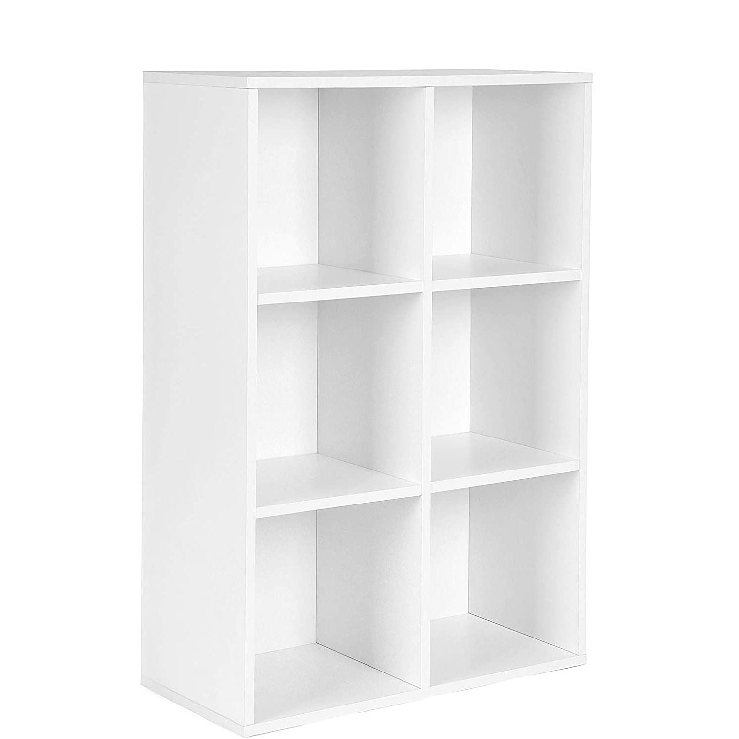 Polica za knjige na 3 razine 65,5 x 30 x 97,5 cm, bijela | VASAGLE-vitahome.hr