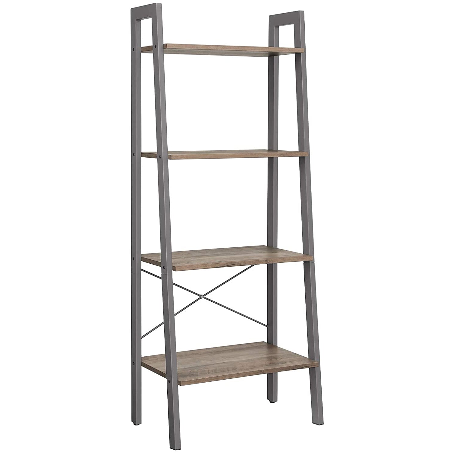Polica za knjige, polica za odlaganje na 4 razine 56 x 34 x 136 cm | Vasagle-vitahome.hr