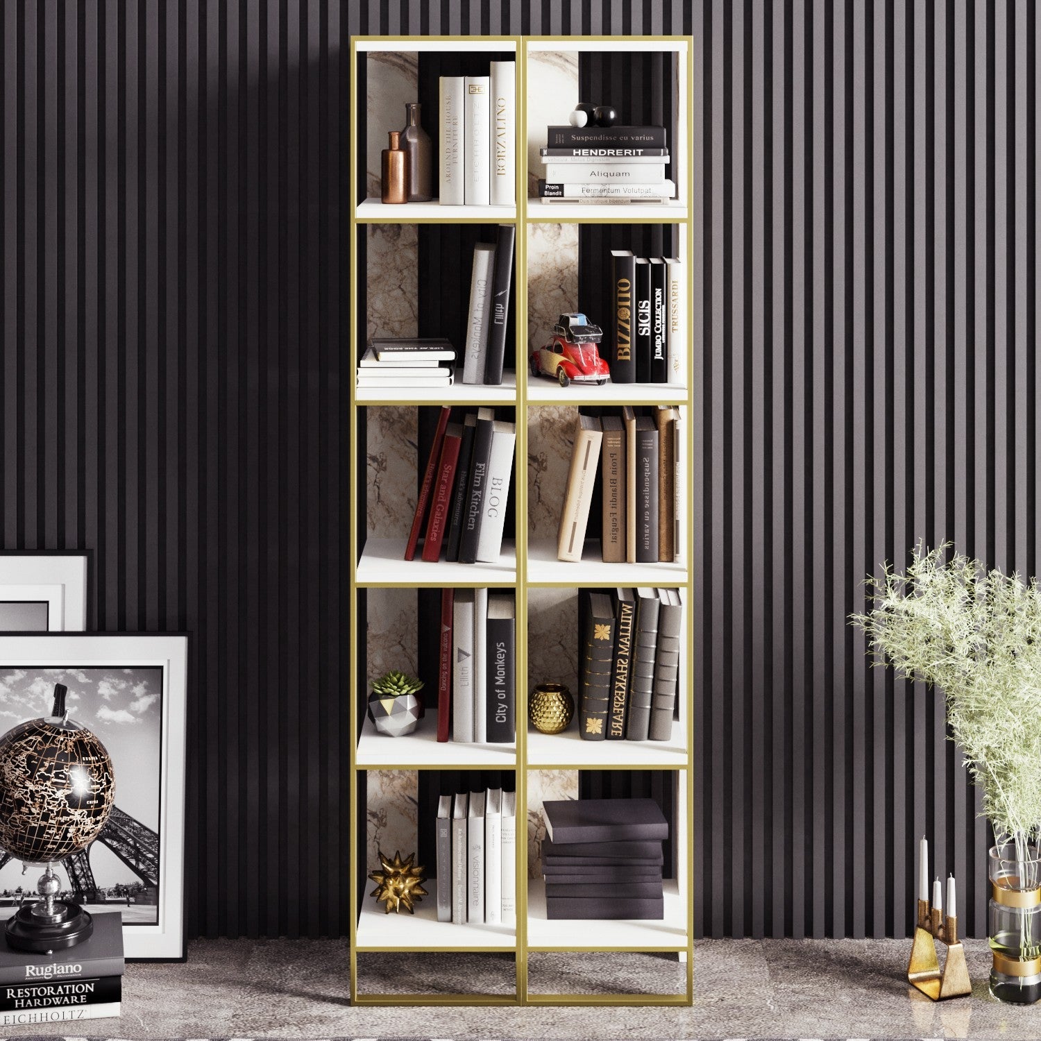 Polica za knjige Polka 2 - White | AG-vitahome.hr