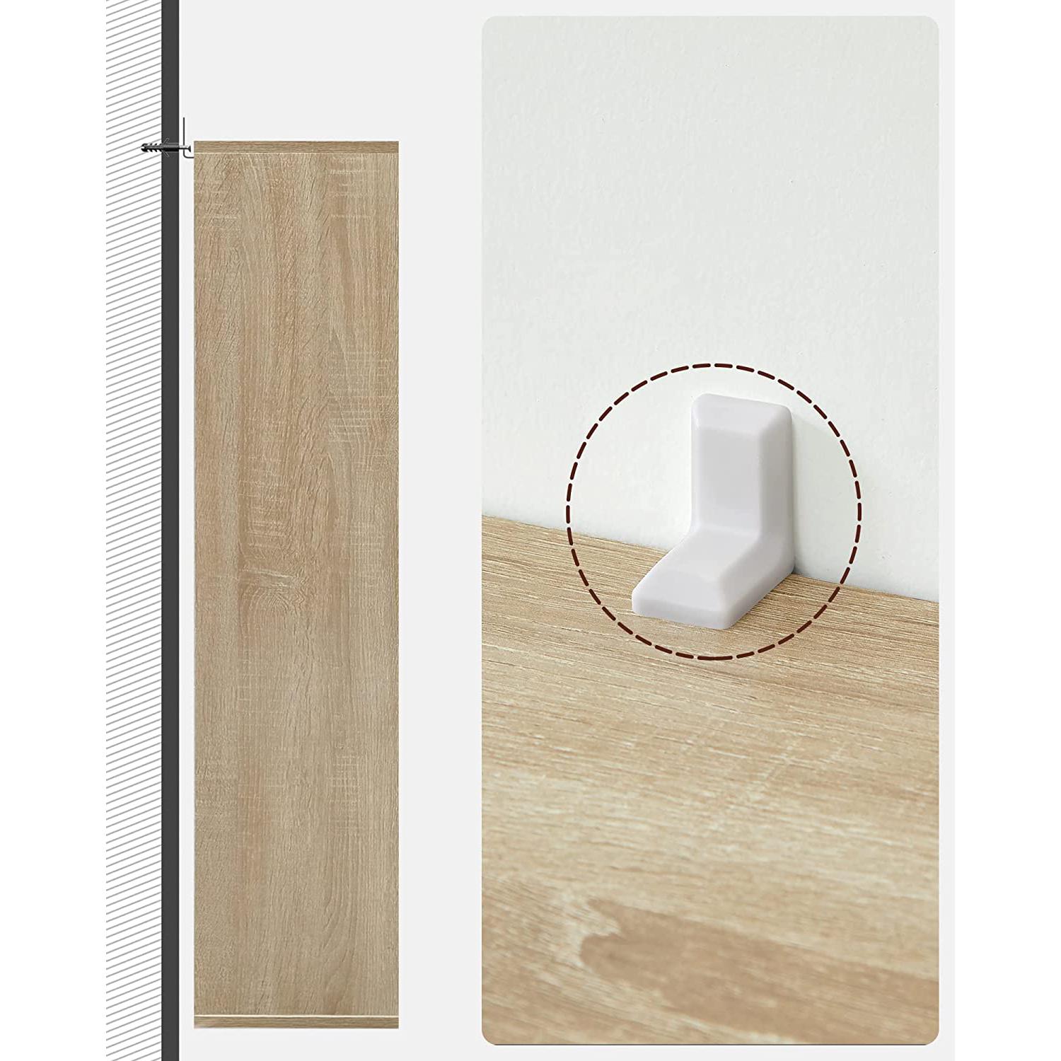 polica za knjige s 5 odjeljaka 50 x 80 x 24 cm | VASAGLE-vitahome.hr