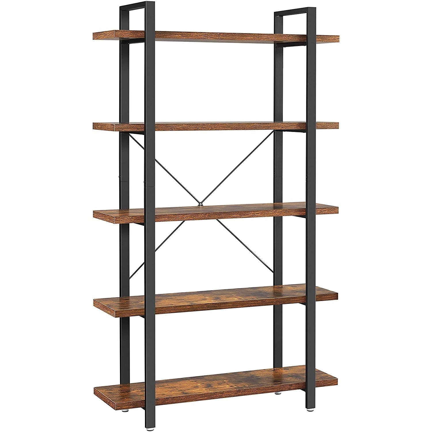 polica za knjige, stabilni stalak za odlaganje na 5 razina 105 x 33,5 x 177,5 cm | Vasagle-vitahome.hr