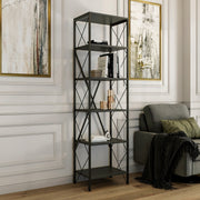 Polica za knjige Suadiye - Anthracite | AG-vitahome.hr