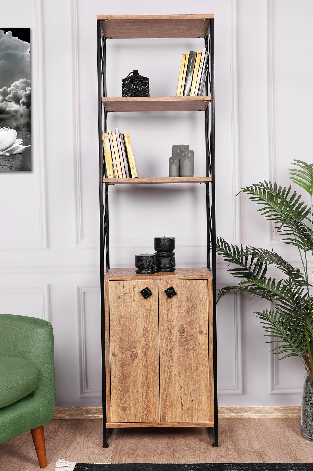 Polica za knjige Tervel - Pine | AG-vitahome.hr