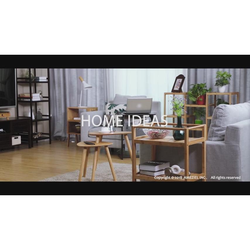 Polica za kupaonicu od prirodnog bambusa, 60 x 26 x 66 cm | SONGMICS-vitahome.hr