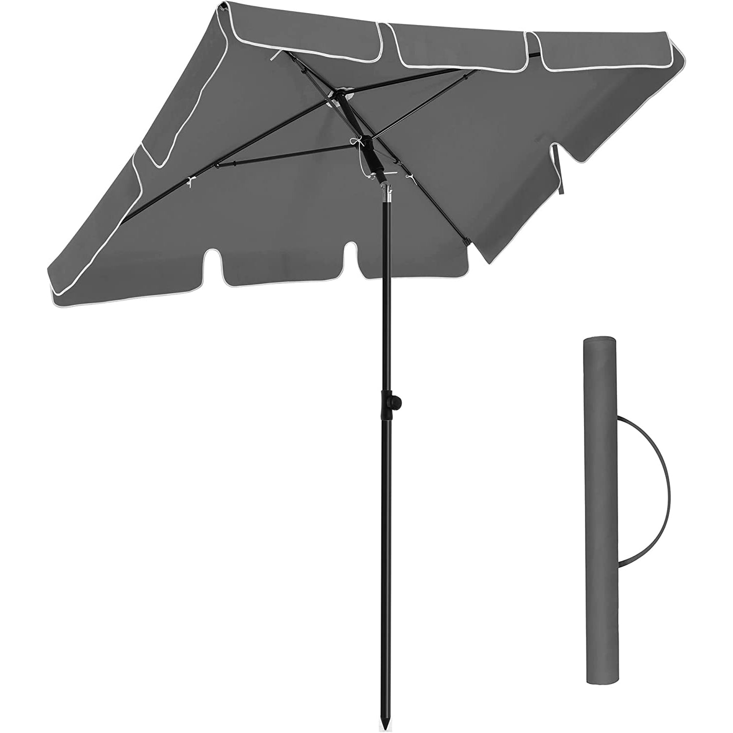 pravokutni balkonski suncobran 1,8 x 1,25 m, UPF 50+ zaštita | SONGMICS-vitahome.hr