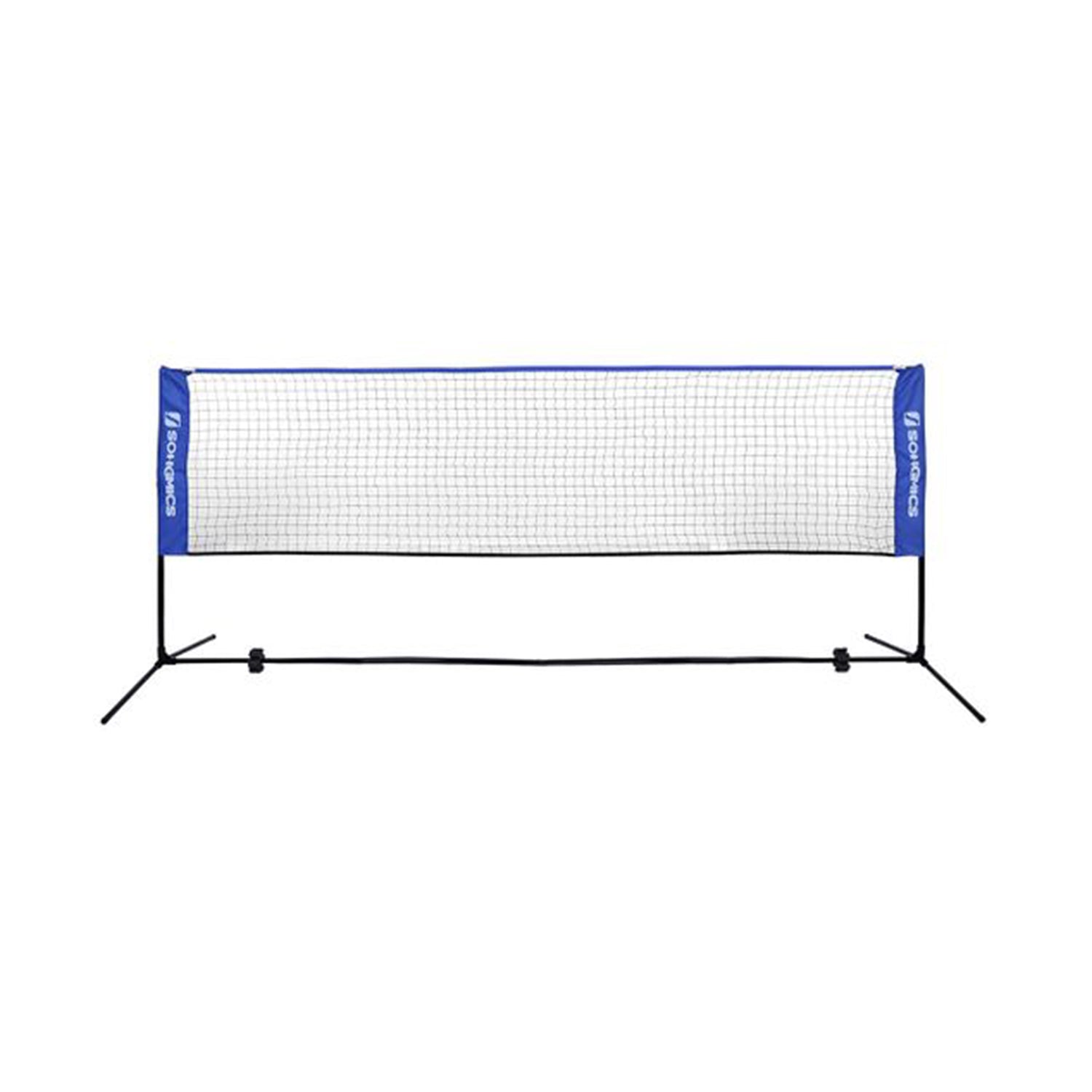 Prijenosna mreža za tenis/badminton sa postoljem podesive visine 5x1,55 m, plava | SONGMICS-vitahome.hr
