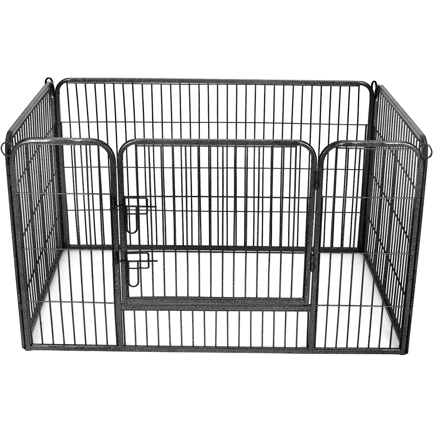 Prijenosna ograda za male pse, 122 x 80 x 70 cm, tamno siva | FEANDREA | FEANDREA-vitahome.hr