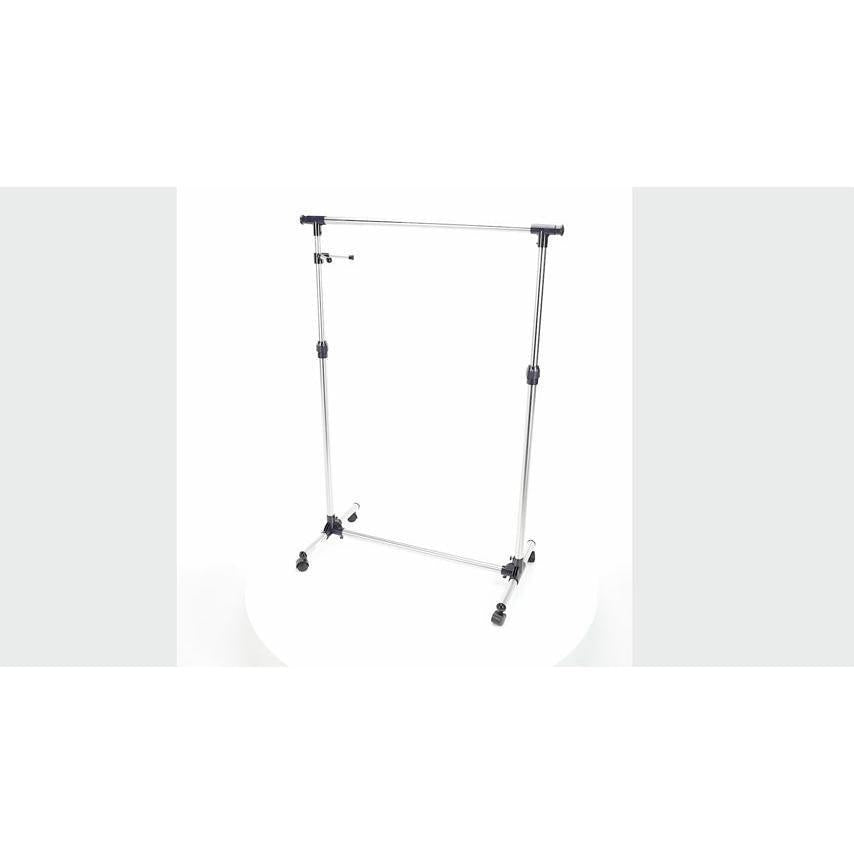 Produživ stalak za odjeću s kotačima 97-165 cm, 150 x 44 x 165 cm, srebrni | SONGMICS-vitahome.hr