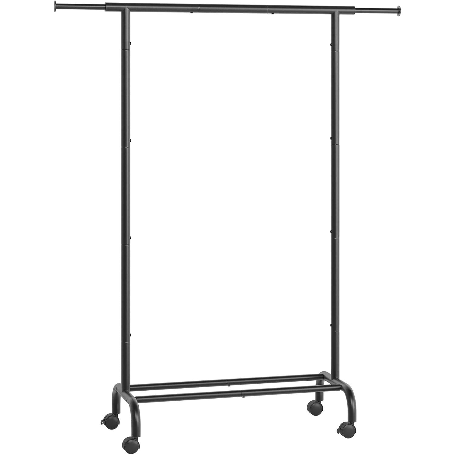 Proširivi stalak za odjeću nosivosti 45 kg, 0 x (83-120) x 156 cm, crni | SONGMICS-vitahome.hr