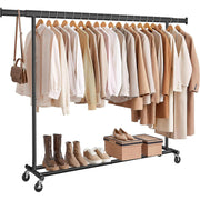 Proširivi stalak za odjeću nosivosti do 150kg, crne boje | SONGMICS-SONGMICS-Vita Home