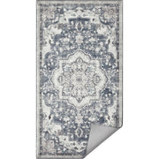 Protuklizni tepih periv u perilici, 80 x 150 cm, vintage stil, sive boje | SONGMICS-vitahome.hr
