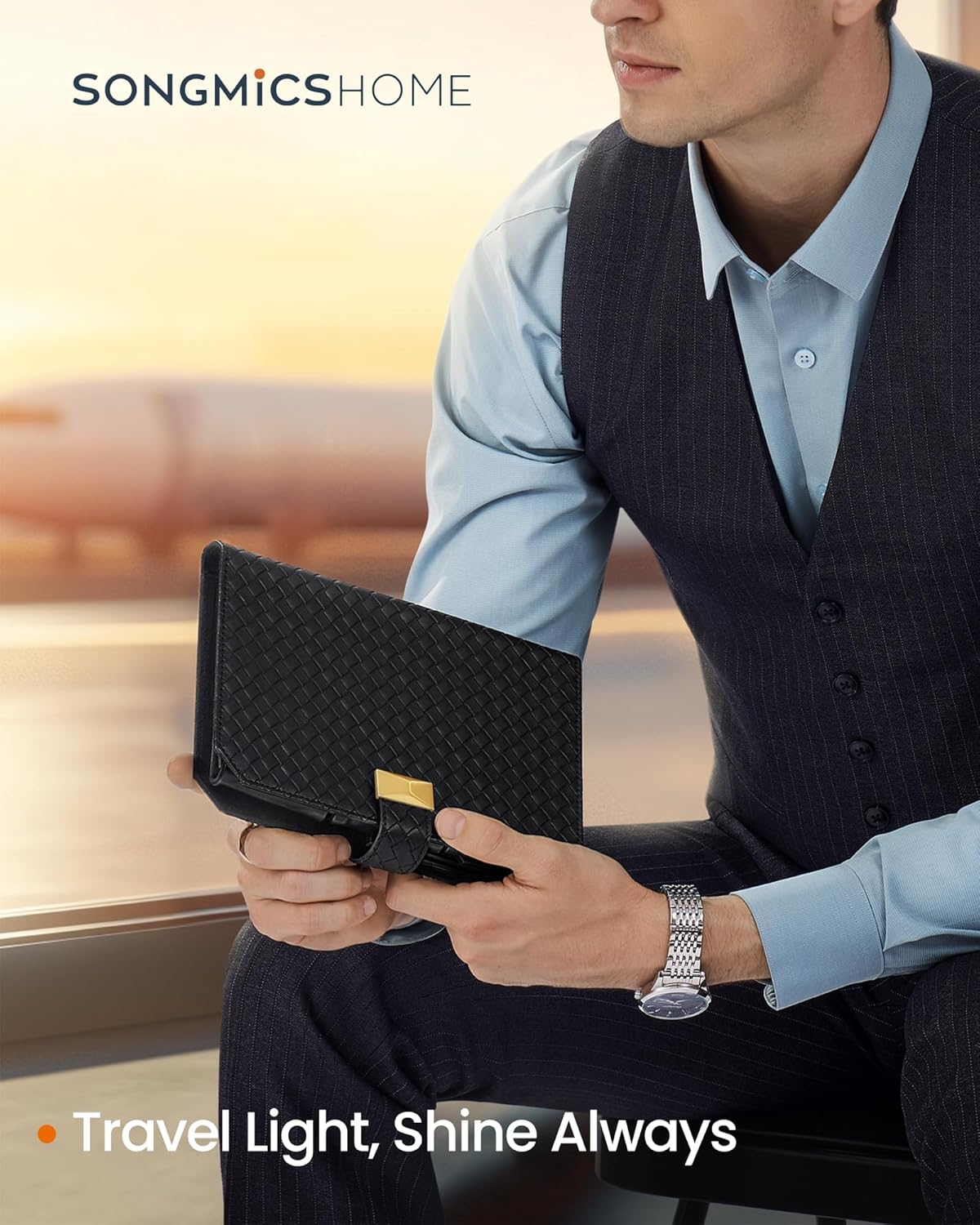 Putna kutija za 3 sata, 22×14,5×4,5 cm, tinta crna