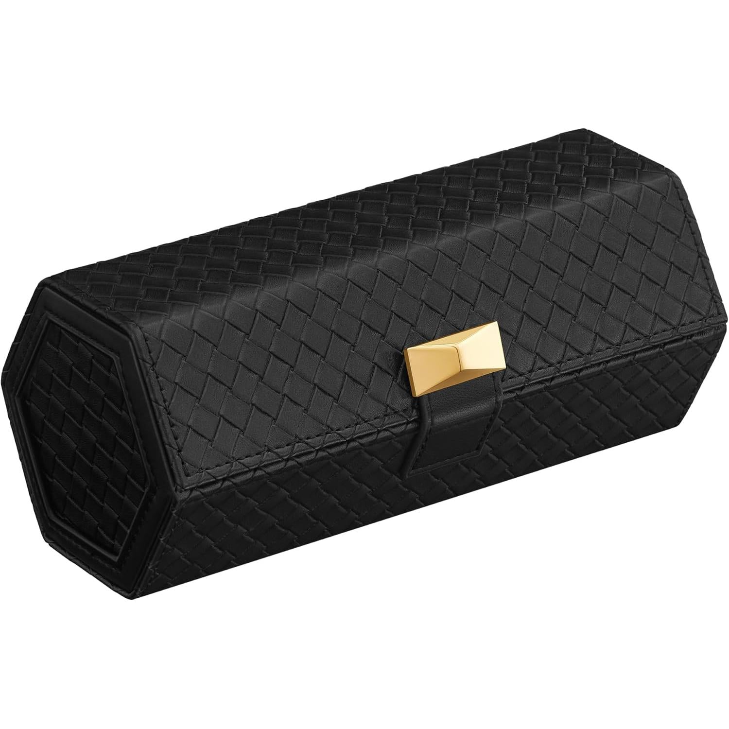 Putna kutija za 3 sata s skrivenim pretincem, 9,8 x 21,2 x 8,7 cm, crna | SONGMICS-vitahome.hr