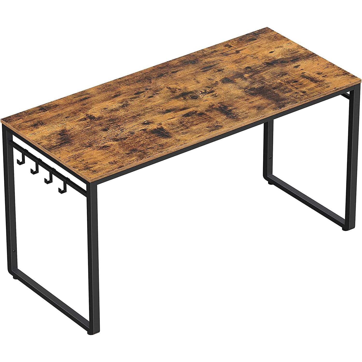 Računalni stol, radni stol, s 8 kuka, 140 x 60 x 75 cm | Vasagle-vitahome.hr