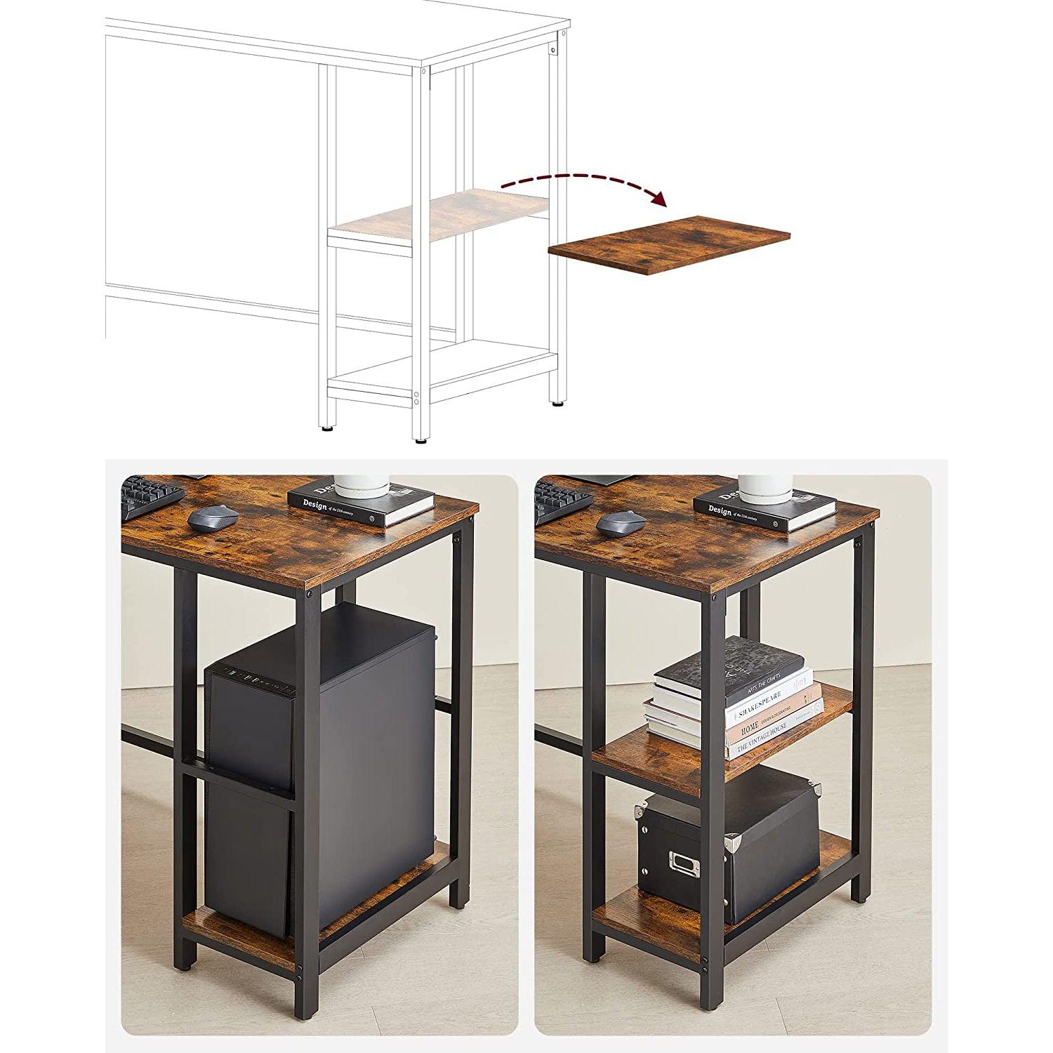 Računalni stol u obliku slova L, kutni stol 138 x 138 x 76 | Vasagle-vitahome.hr