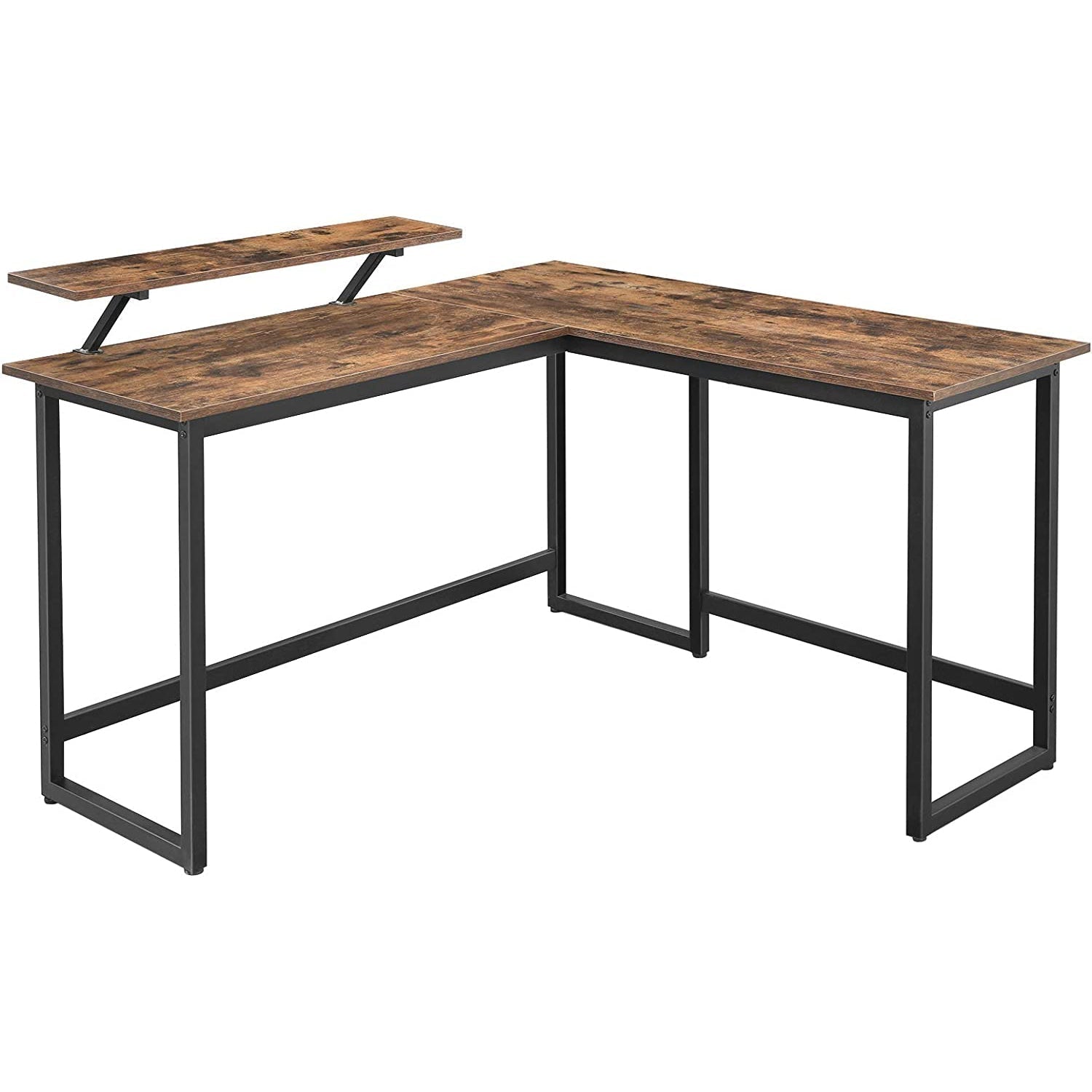 Računalni stol u obliku slova L, kutni stol 140 x 130 x 89 cm | Vasagle-vitahome.hr