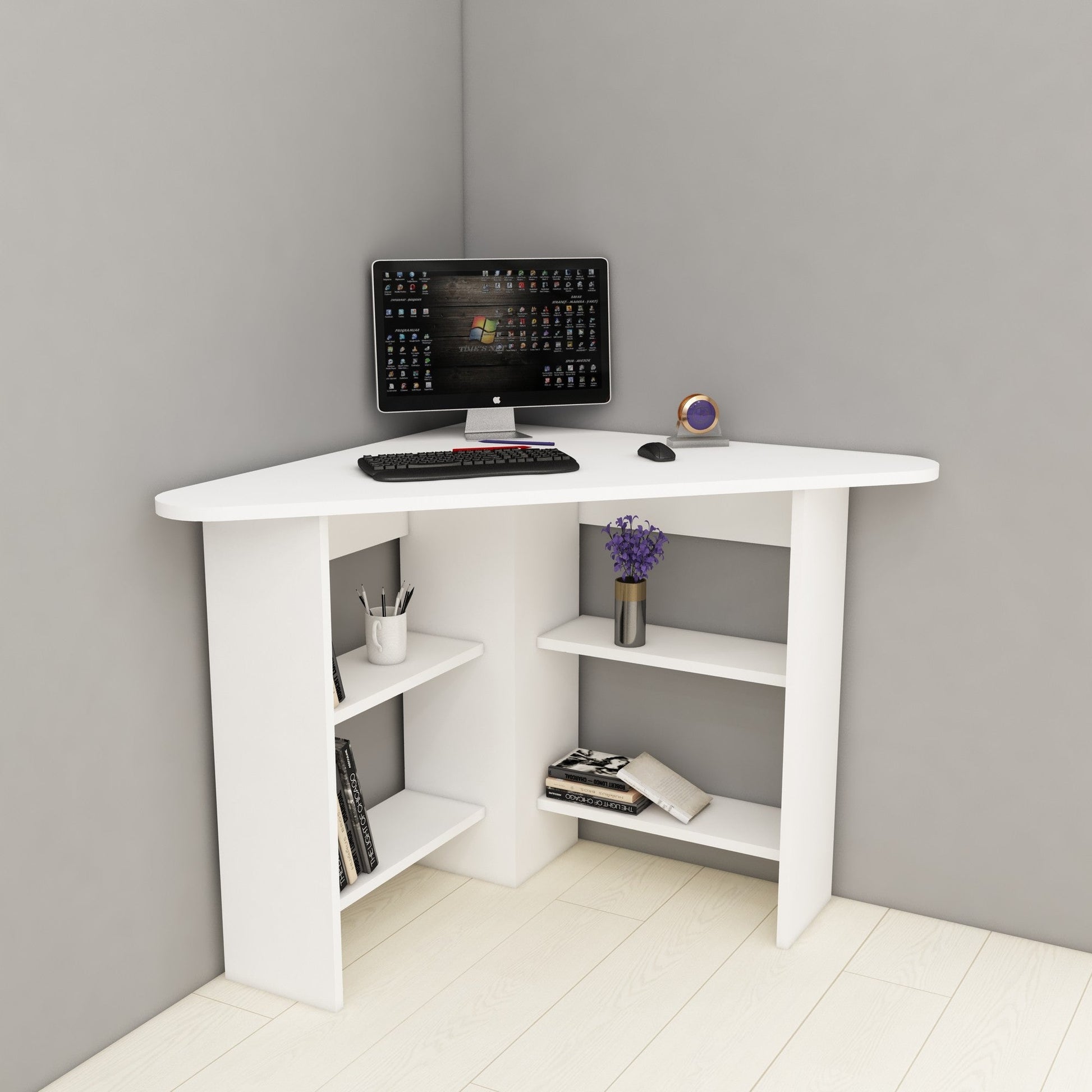 Radni stol Corner - White | AG-vitahome.hr