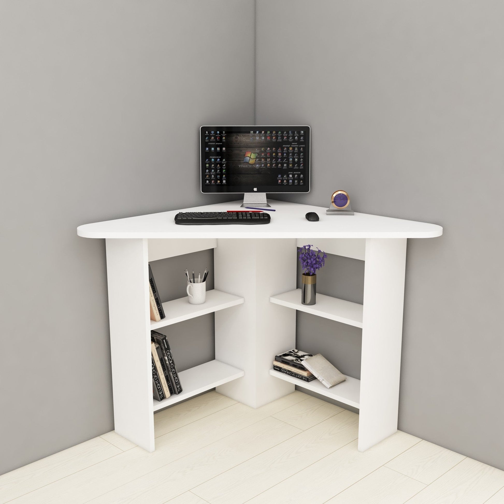 Radni stol Corner - White | AG-vitahome.hr