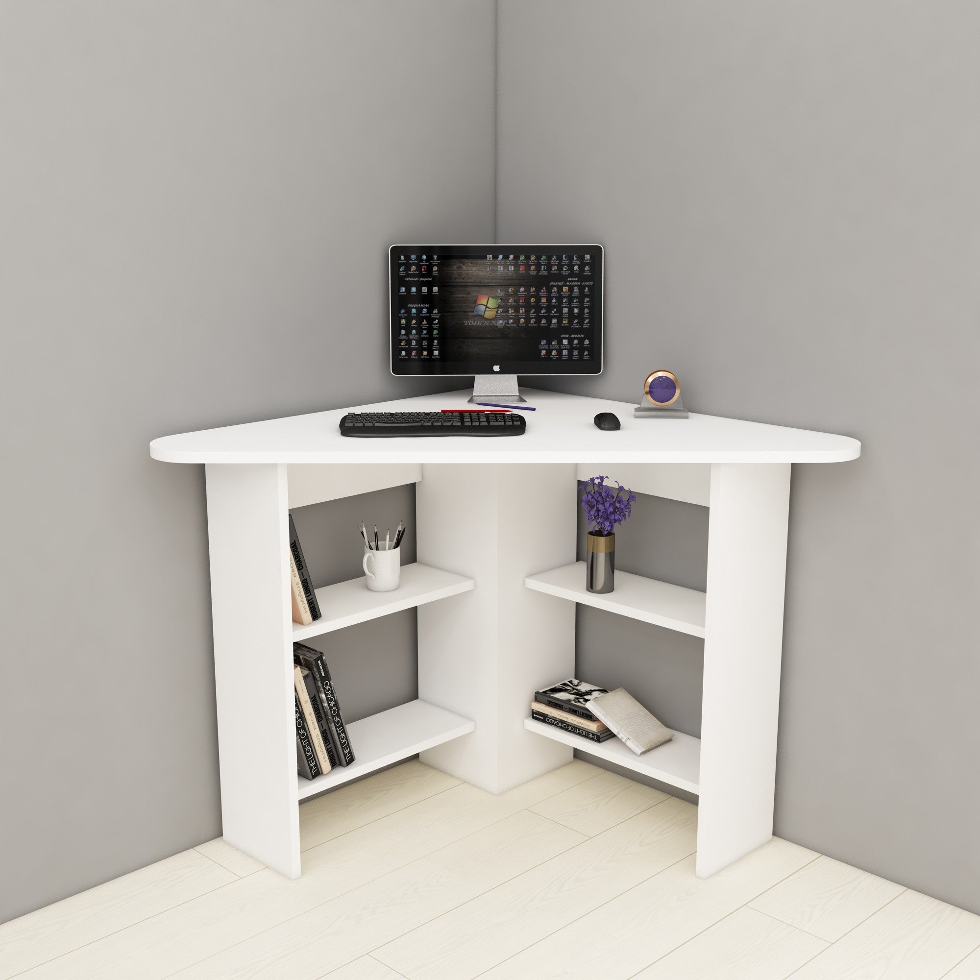 Radni stol Corner - White | AG-vitahome.hr