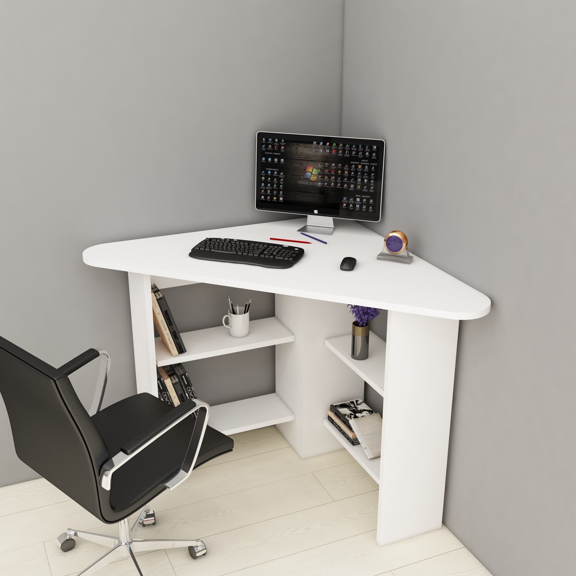 Radni stol Corner - White | AG-vitahome.hr