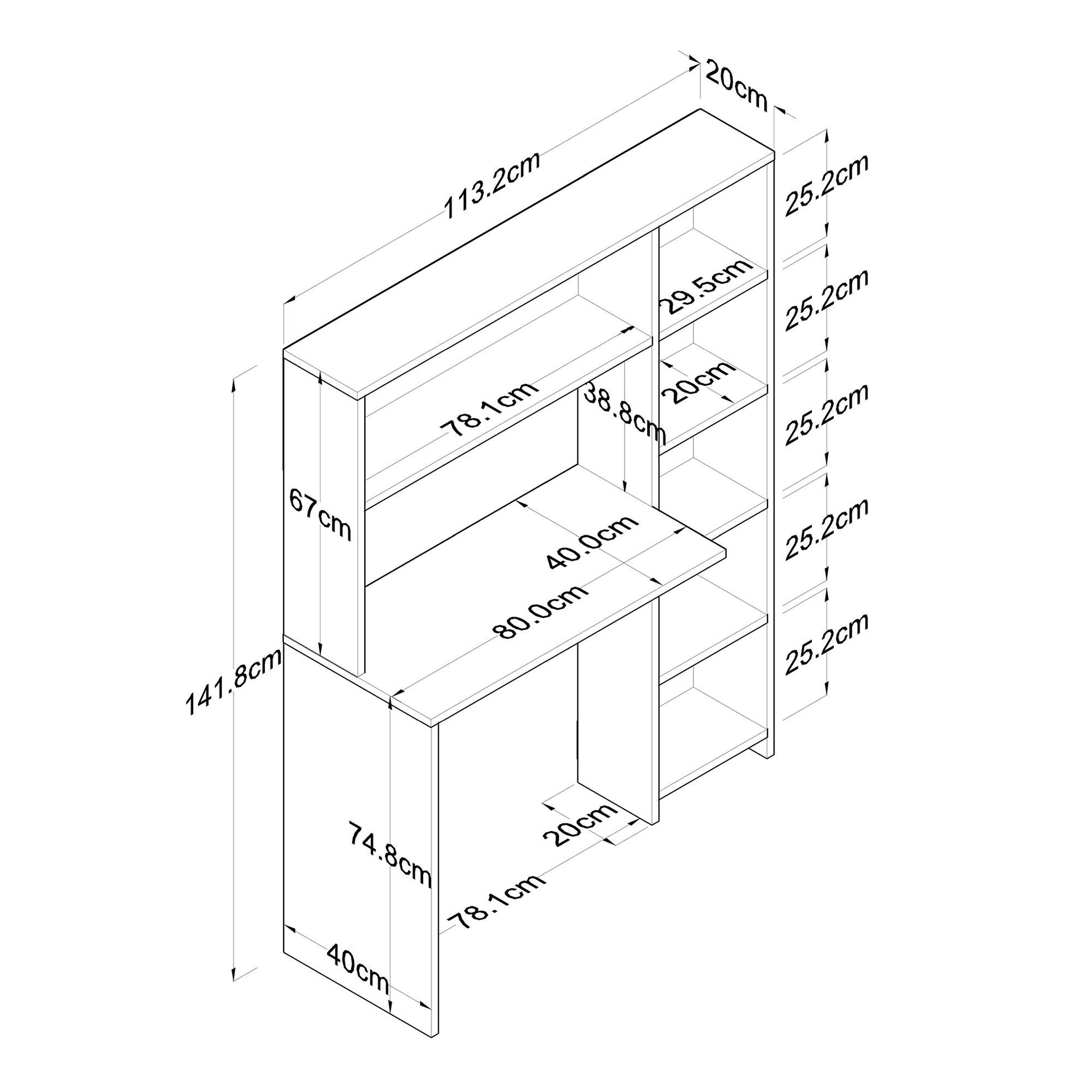 Radni stol HA104 - 2025 | AG-vitahome.hr