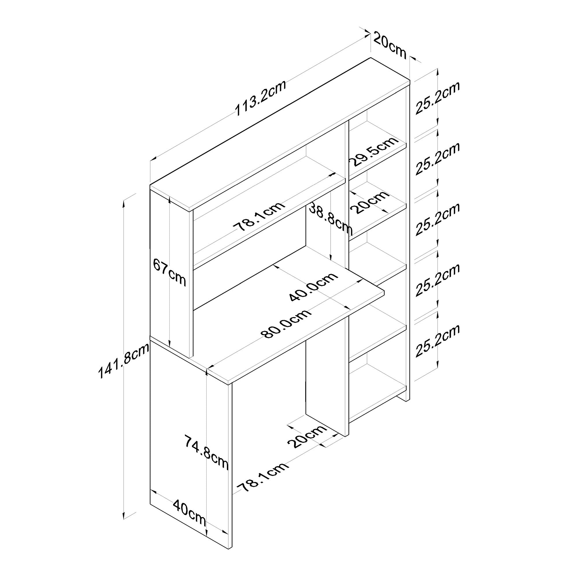 Radni stol HA104 - 2025 | AG-vitahome.hr