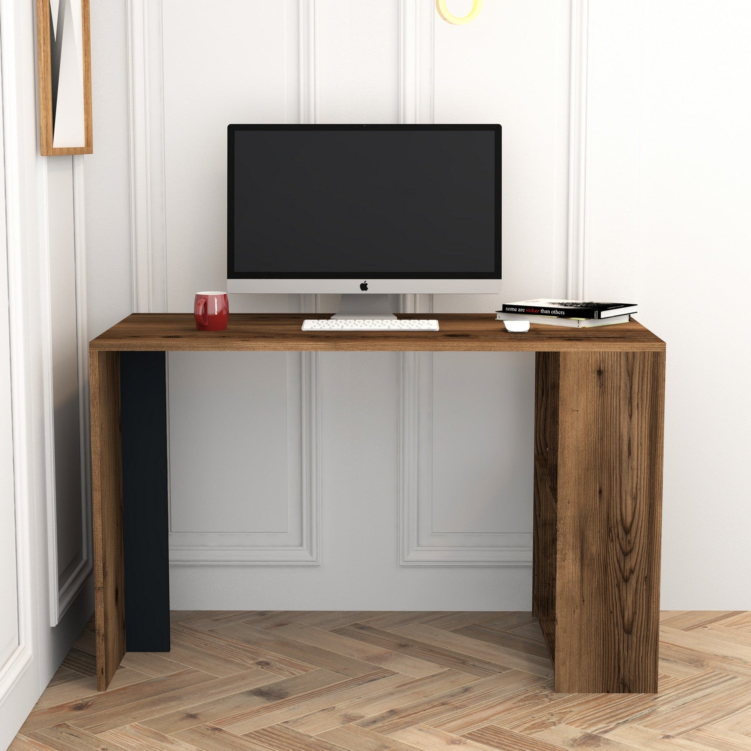 Radni stol Lima - Walnut, Anthracite | AG-vitahome.hr