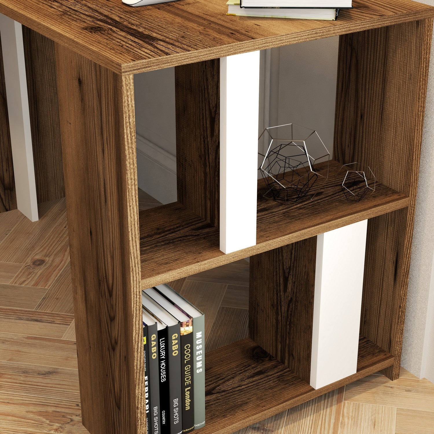 Radni stol Lima - Walnut, White | AG-vitahome.hr