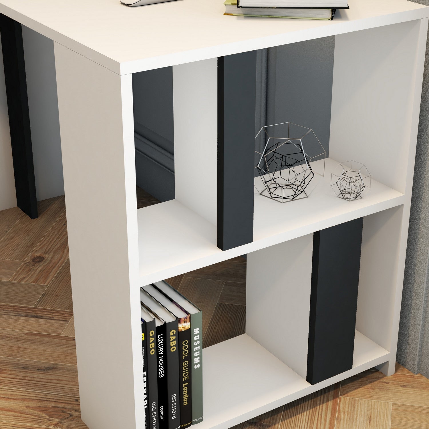 Radni stol Lima - White, Anthracite | AG-vitahome.hr
