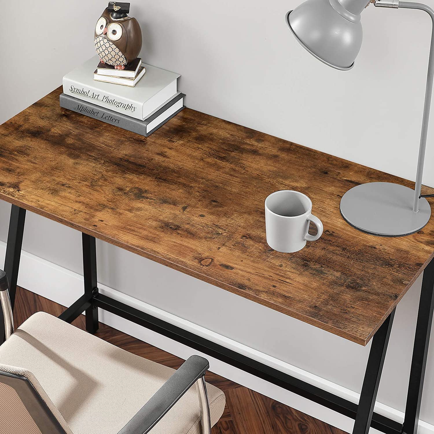 Radni stol, rustikalni računalni stol 100 x 50 x 75 cm | Vasagle-vitahome.hr