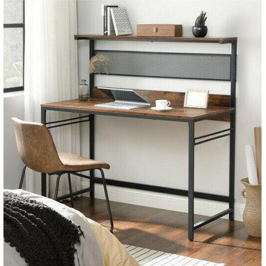 Radni stol s policom za knjige 120x60x125,5 cm | Vasagle-vitahome.hr