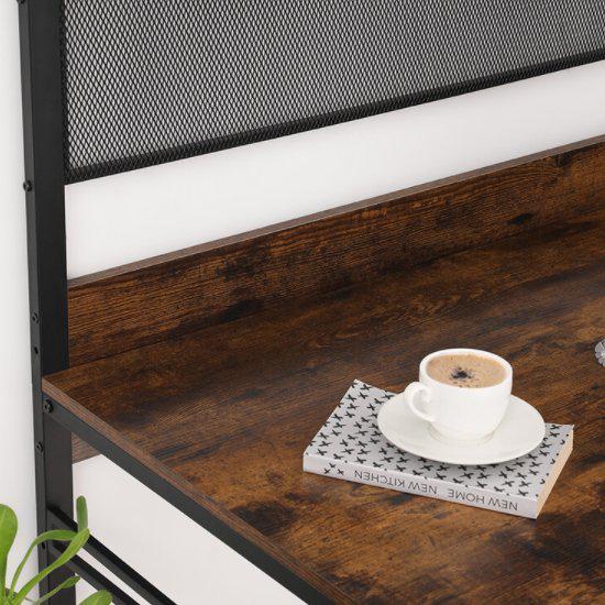Radni stol s policom za knjige 120x60x125,5 cm | Vasagle-vitahome.hr