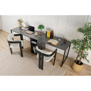 Radni stol Twin Study Desk - Anthracite, Black | AG-vitahome.hr