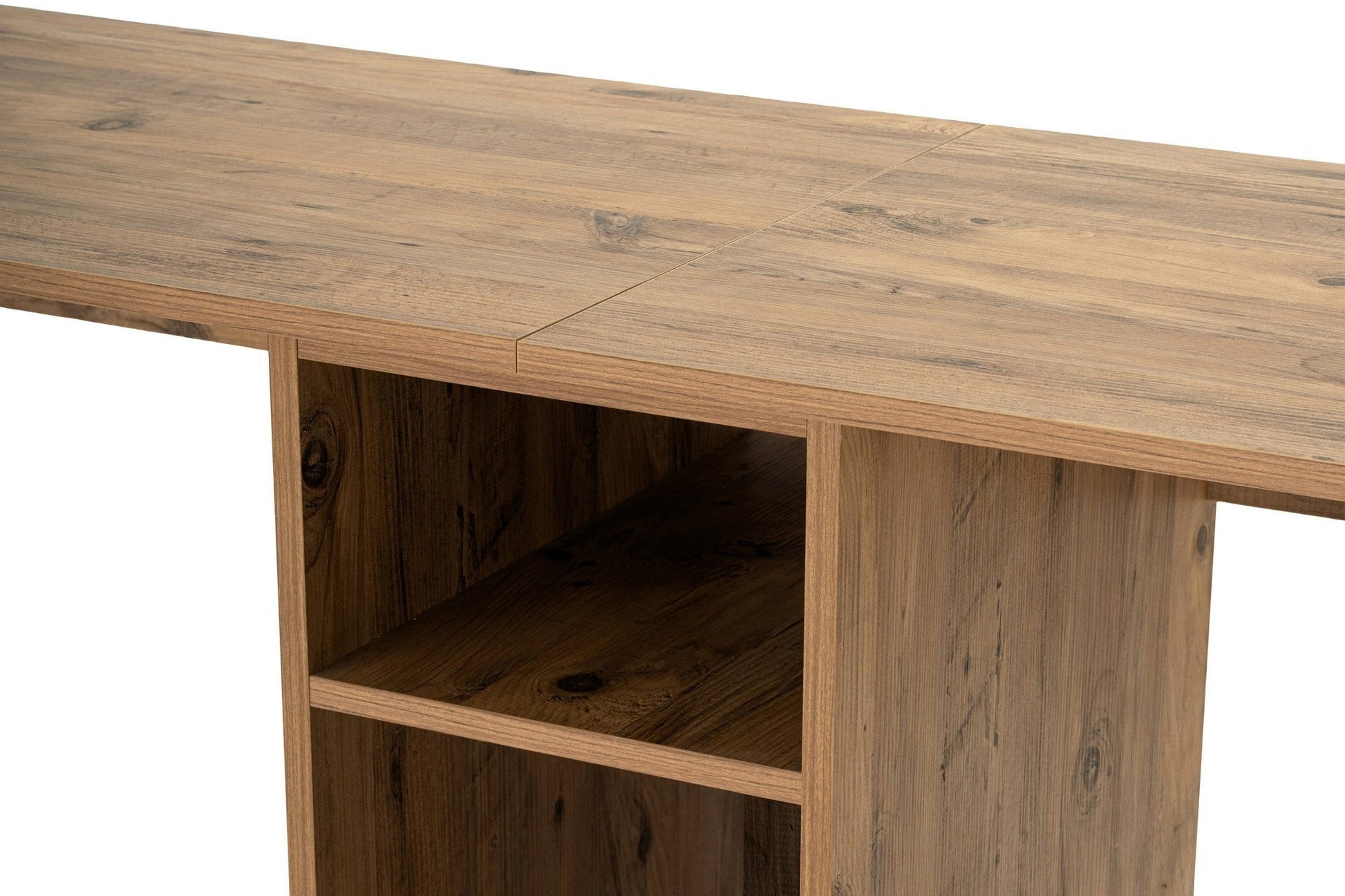 Radni stol Twin Study Desk - Atlantic Pine, Black | AG-vitahome.hr