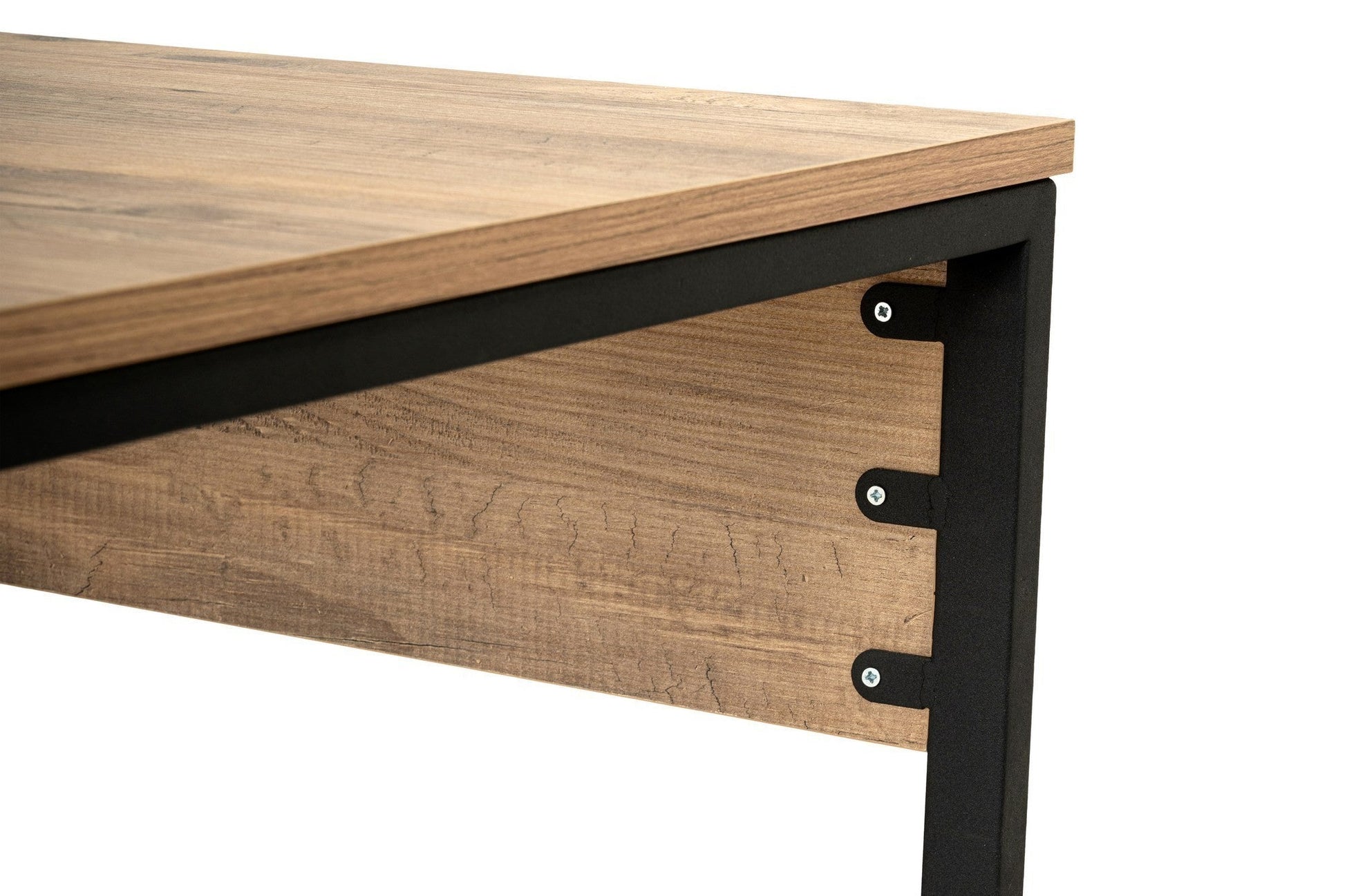 Radni stol Twin Study Desk - Atlantic Pine, Black | AG-vitahome.hr