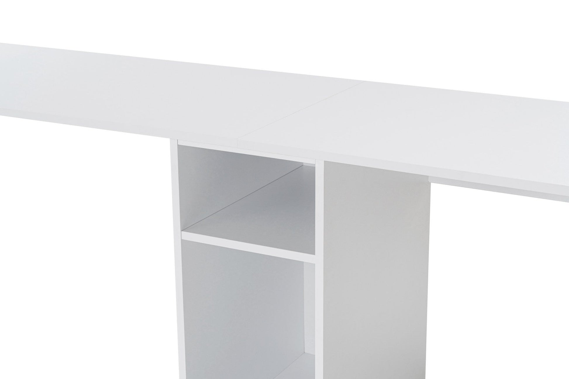 Radni stol Twin Study Desk - White, Gold | AG-vitahome.hr