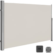 rastezljiva bočna tenda za balkon i terasu, bež 180 x 300 cm | SONGMICS-vitahome.hr