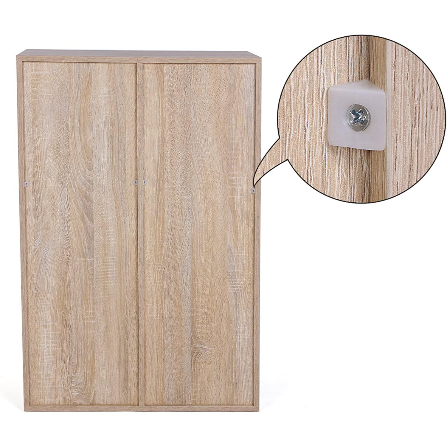 Regal sa 6 odjeljaka 65,5 x 30,5 x 97,5 cm u boji hrasta | Vasagle-vitahome.hr