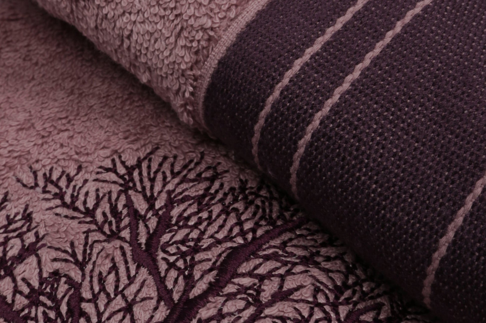 Ručnik za ruke Postavi (2 kom) Infinity - Maroon | AG-vitahome.hr