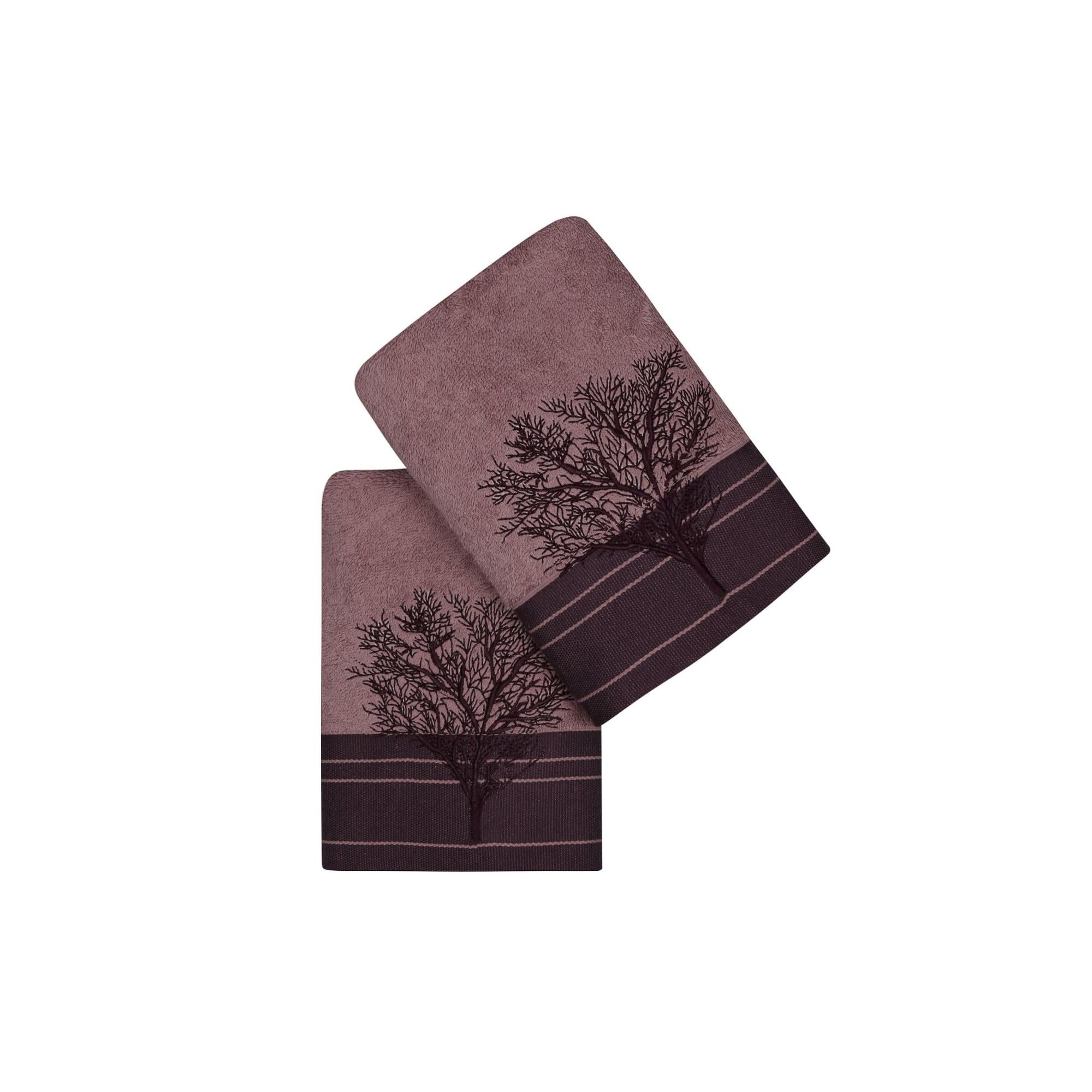 Ručnik za ruke Postavi (2 kom) Infinity - Maroon | AG-vitahome.hr