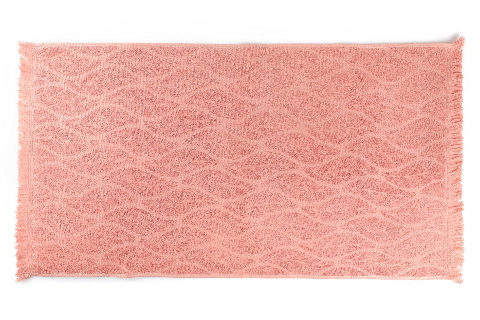 Ručnik za ruke Postavi (2 kom) Leaf - Salmon | AG-vitahome.hr