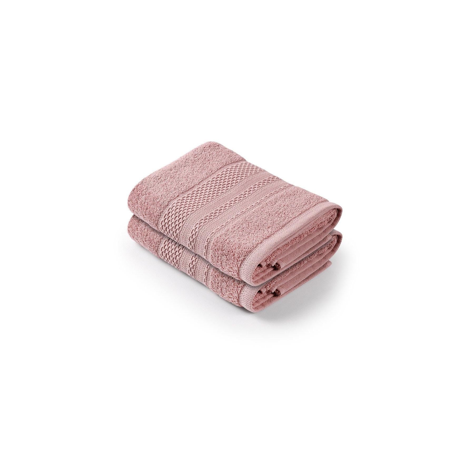 Ručnik za ruke Postavi (2 kom) Piramit - Dusty Rose | AG-vitahome.hr