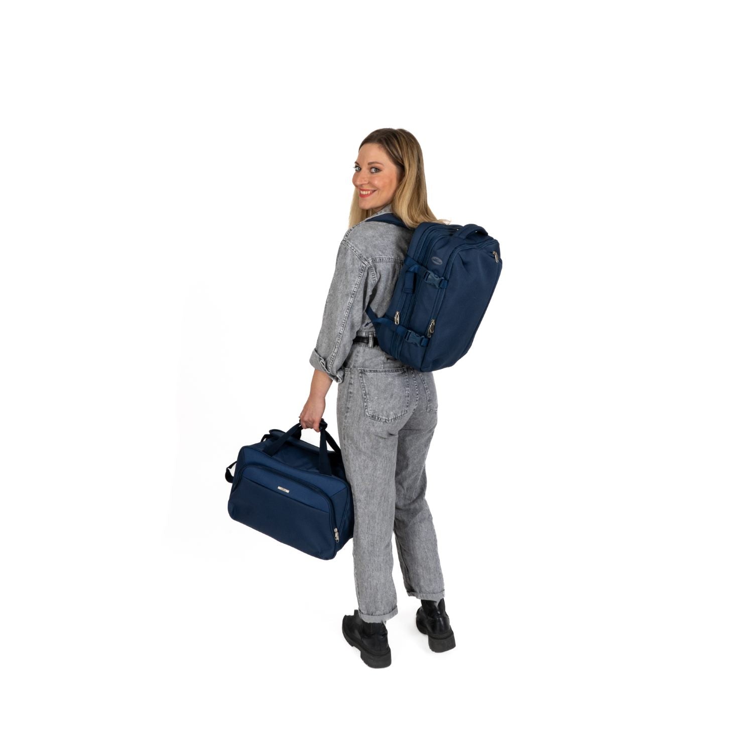 Ryanair/Wizzair kabinska torba 40x25x20 cm, Bontour AIR putna torba, plava | BONTOUR-vitahome.hr