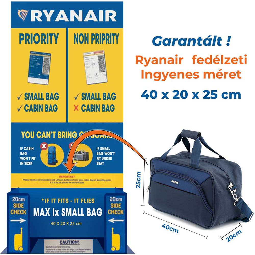 Ryanair/Wizzair kabinska torba 40x25x20 cm, Bontour AIR putna torba, plava | BONTOUR-vitahome.hr
