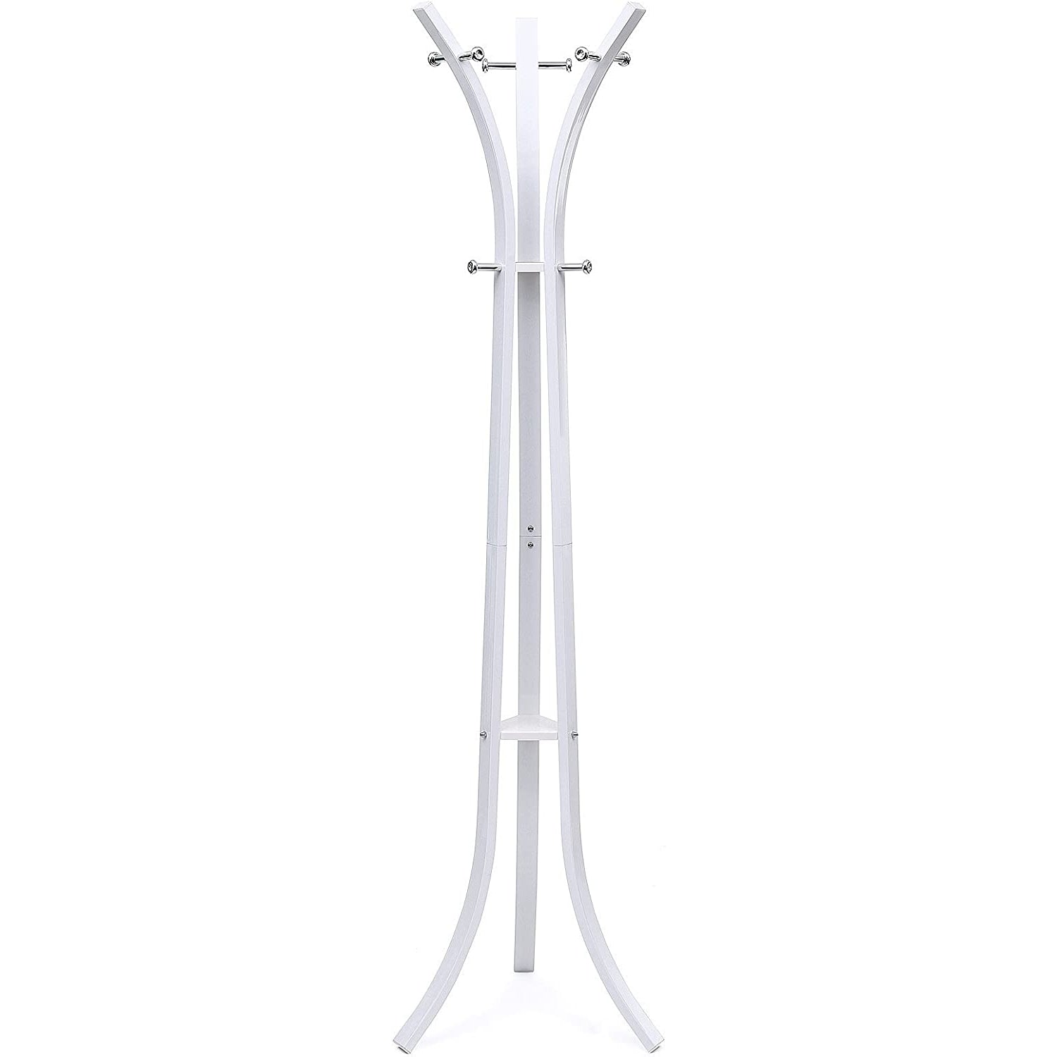 Samostojeća vješalica za kapute, odjeću, metalna, visoka 176cm, bijela | SONGMICS-vitahome.hr