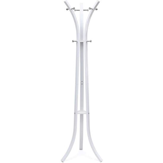 Samostojeća vješalica za kapute, odjeću, metalna, visoka 176cm, bijela | SONGMICS-vitahome.hr