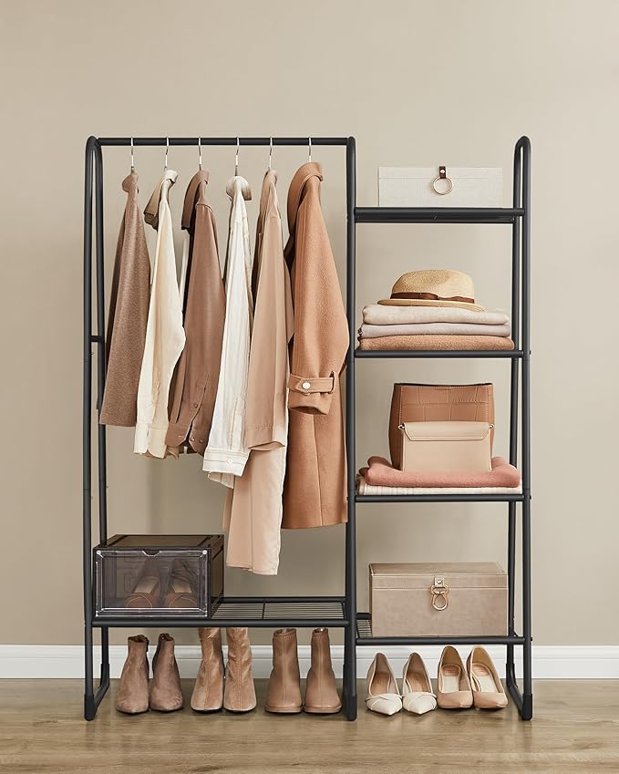 Samostojeća vješalica za odjeću, crna