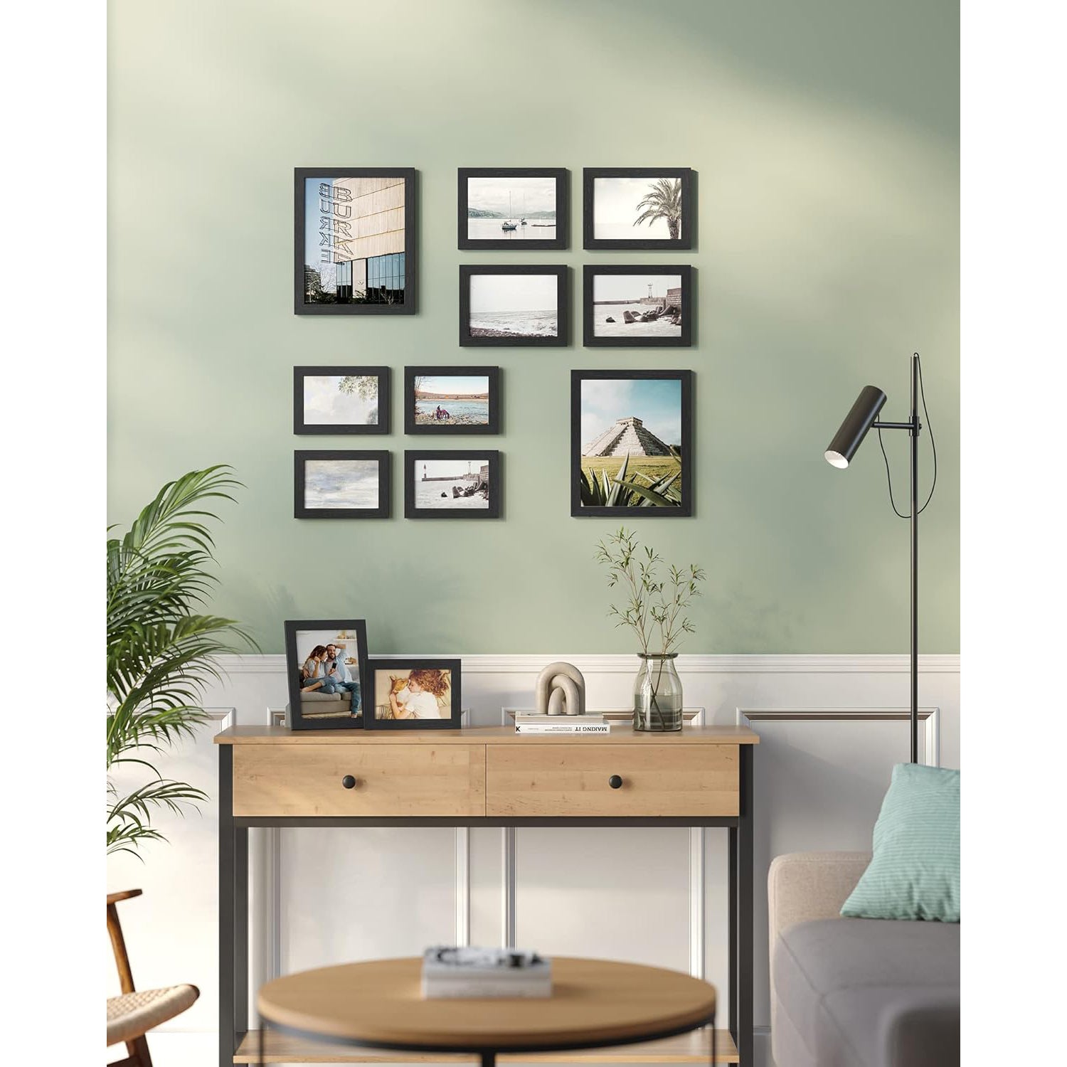 Set od 10 okvira za fotografije, crne boje | SONGMICS-vitahome.hr