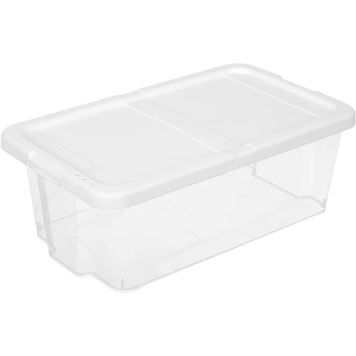 Set od 12 plastičnih kutija za pohranu, za cipele maksimalne veličine 41, prozirne | SONGMICS-vitahome.hr