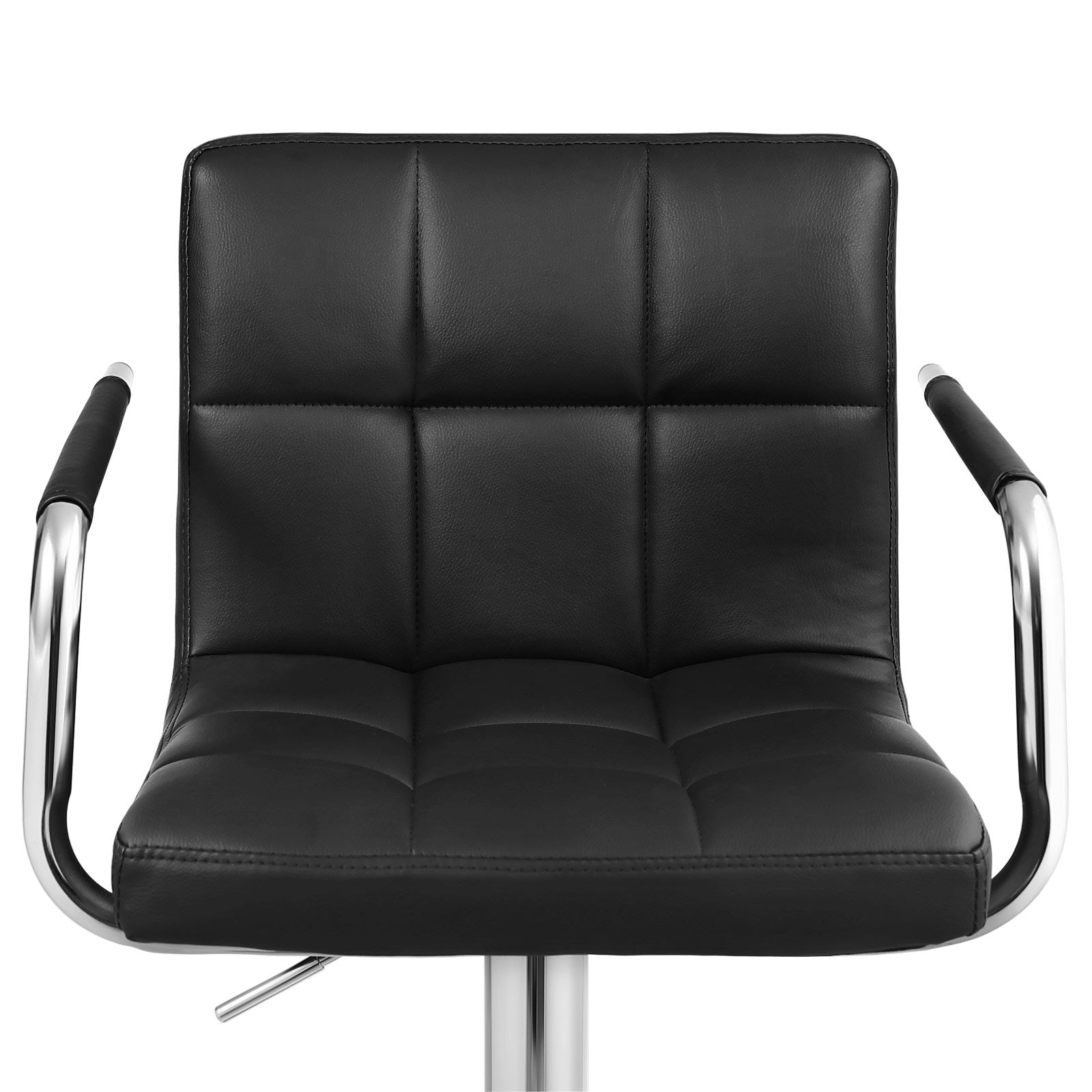 Set od 2 barske stolice s rukonaslonima , podesive po visi, crne | SONGMICS-vitahome.hr